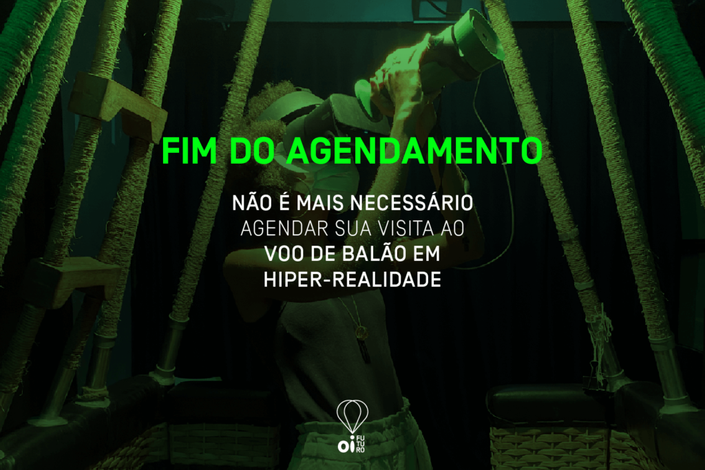 Balão do Oi Futuro: não é preciso agendar para voar