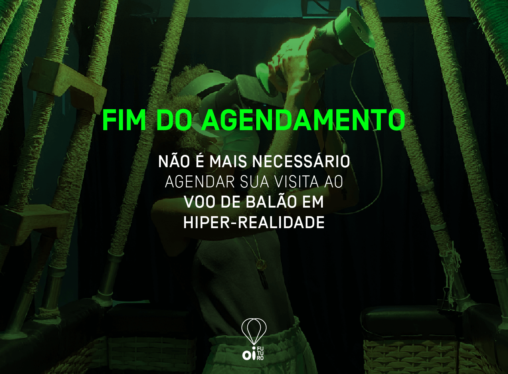 Balão do Oi Futuro: não é preciso agendar para voar