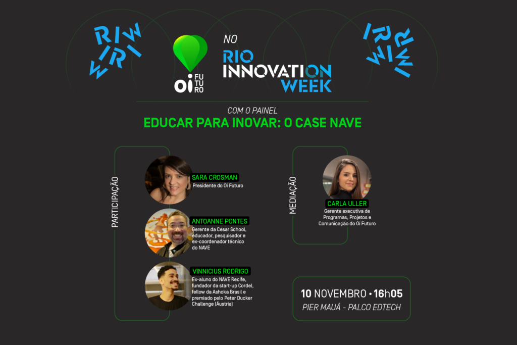 Oi Futuro marca presença no maior encontro de tecnologia e inovação da América Latina