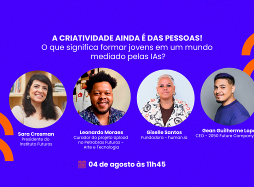 Sara Crosman participa de debate sobre criatividade e inteligência artificial no Rio Innovation Week
